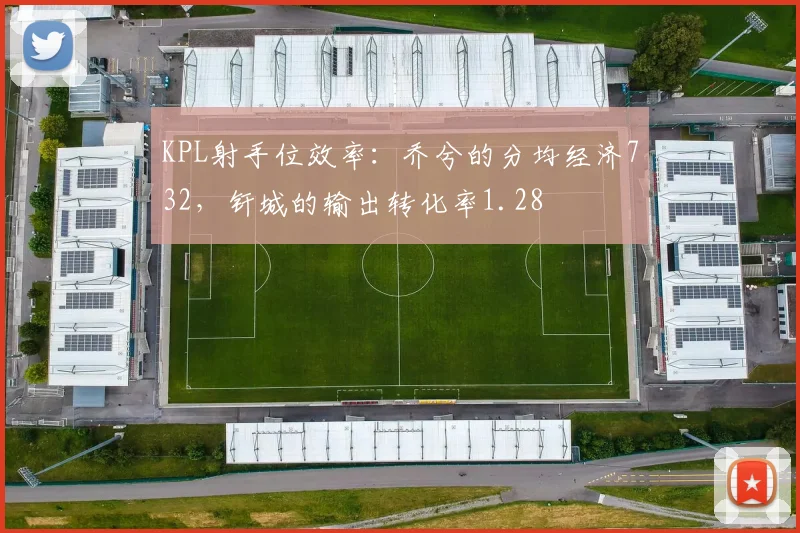 KPL射手位效率：乔兮的分均经济732，钎城的输出转化率1.28